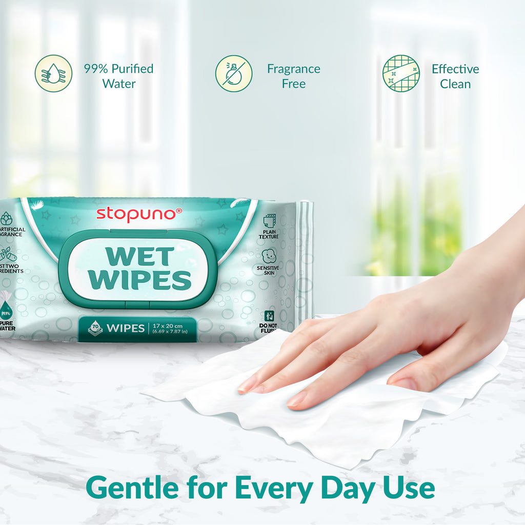Stopuno Large Wet Wipes 24-Pack Case (1680 Total Wipes)